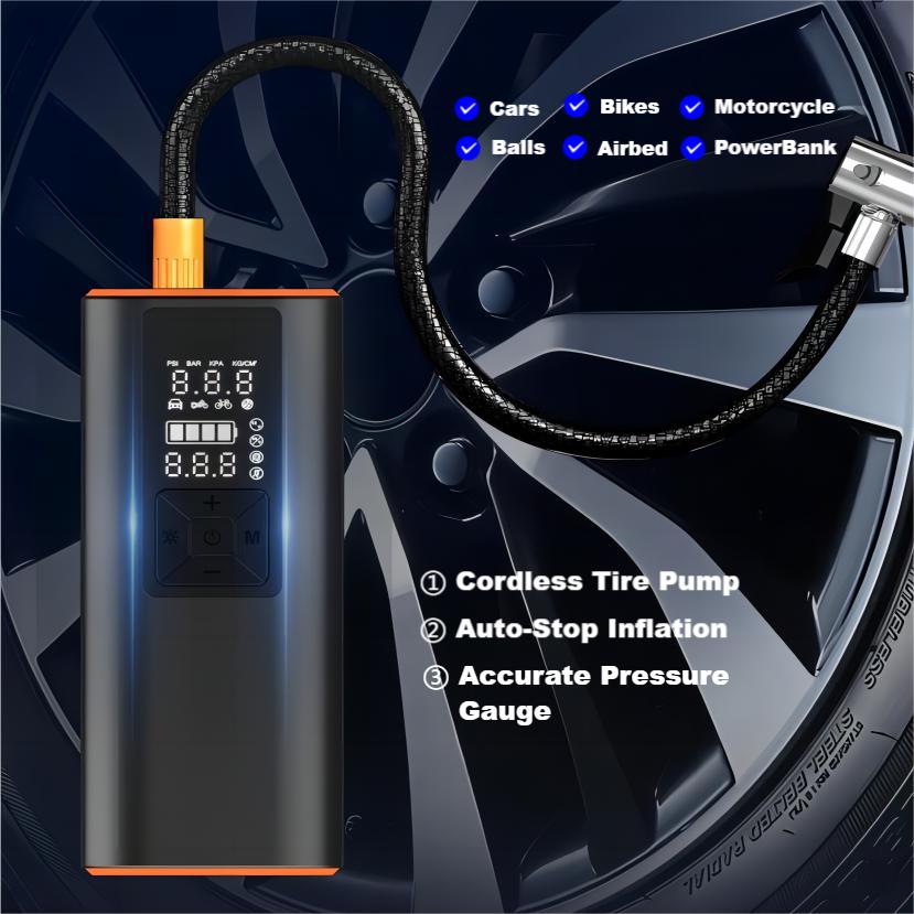 Amornee Wireless Car Air Inflator Pump