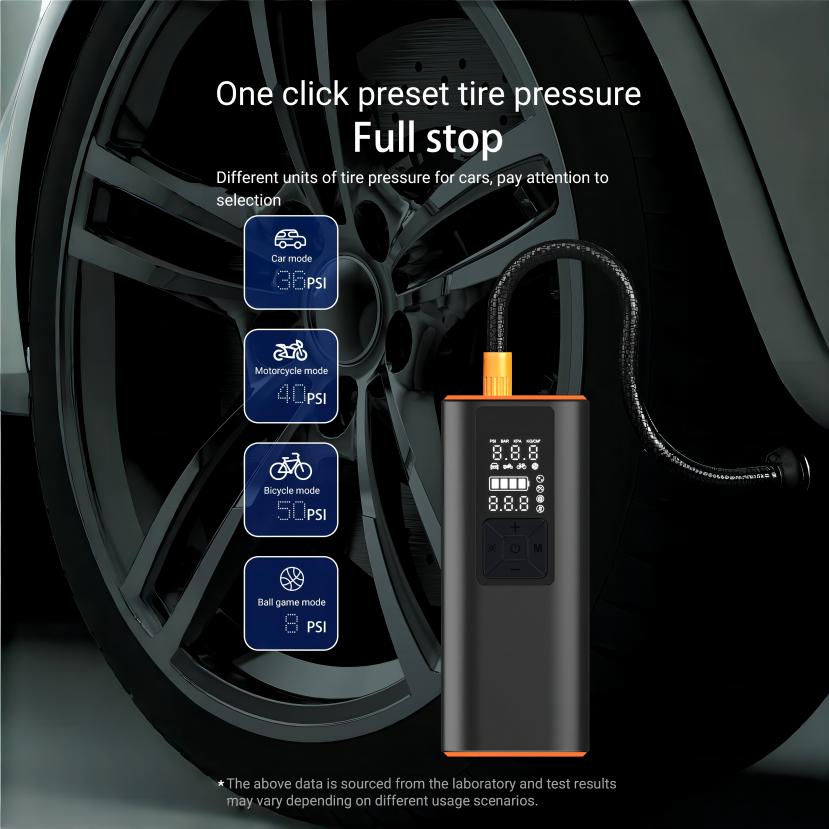 Amornee Wireless Car Air Inflator Pump