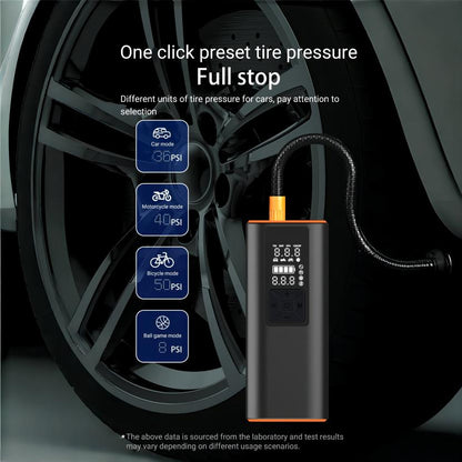 Amornee Wireless Car Air Inflator Pump