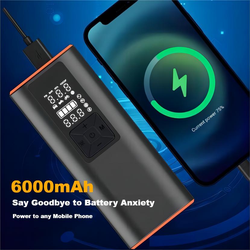 Amornee Wireless Car Air Inflator Pump